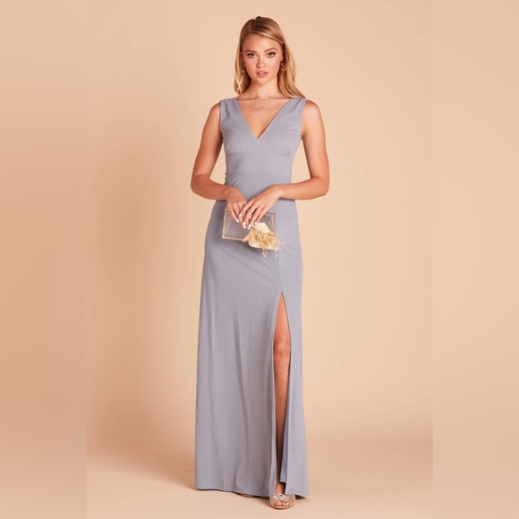 Birdy Grey Shamin Dress Dark Mauve Crepe size M - Picture 4 of 4